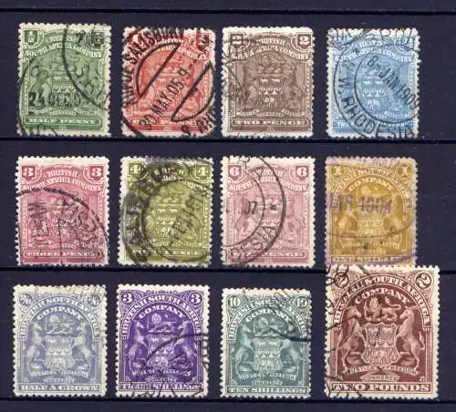 (054) Britische Südafrika - Gesellschaft ex.Nr.58/72         O  gestempelt