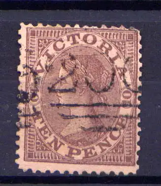 (009) Victoria Nr.46         O  gestempelt