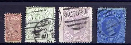 (013) Victoria Nr.71/4         O  gestempelt