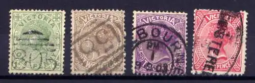 (015) Victoria Nr.81/4         O  gestempelt