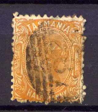 (014) Tasmanien Nr.46         O  gestempelt