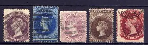 (080)  Südaustralien Nr.42/6         O  gestempelt