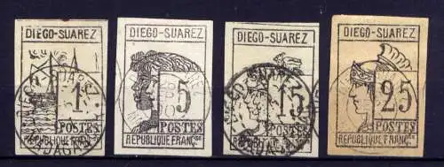(001)  Diego Suarez Nr.6/9         O  gestempelt