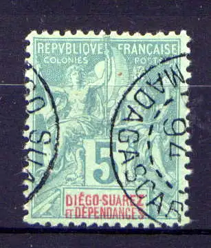 (006)  Diego Suarez Nr.28         O  gestempelt