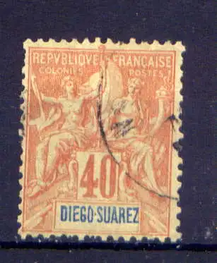 (019)  Diego Suarez Nr.47         O  gestempelt