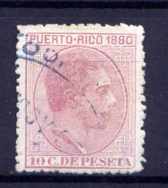(007)  Puerto Rico Nr.34         O  gestempelt