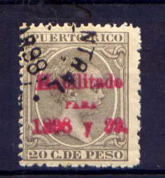 (030)  Puerto Rico Nr.165        O  gestempelt