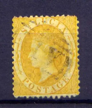 (005)  St. Lucia Nr.8           O  gestempelt