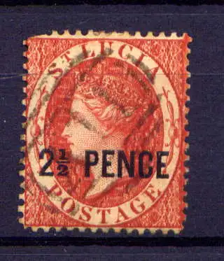 (006)  St. Lucia Nr.12           O  gestempelt