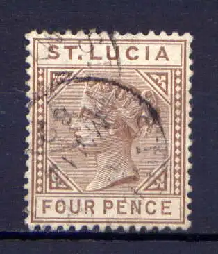 (016)  St. Lucia Nr.22 I           O  gestempelt