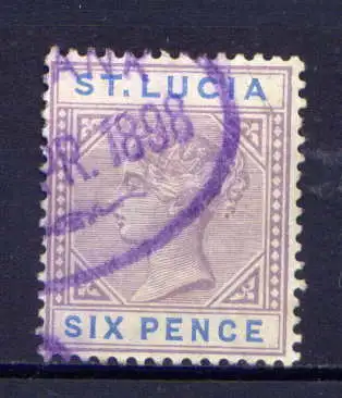 (020)  St. Lucia Nr.27           O  gestempelt