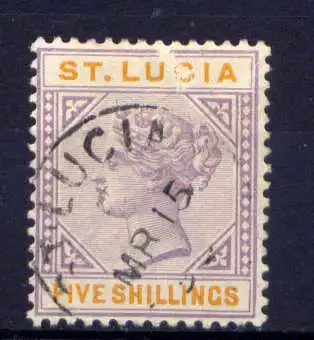 (022)  St. Lucia Nr.29           O  gestempelt