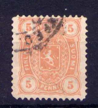 (811) Finnland Nr.13 B        O  gestempelt