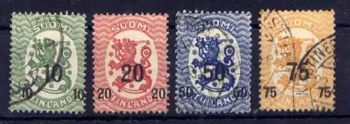 (824) Finnland Nr.103/6        O  gestempelt