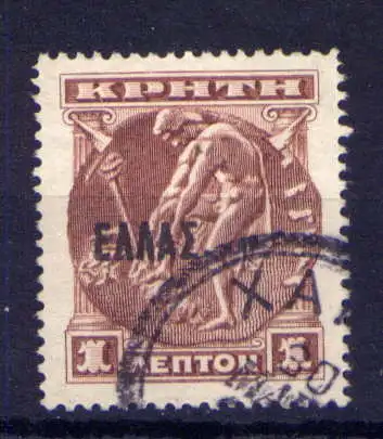 (039) Kreta  Nr.30             O  gestempelt