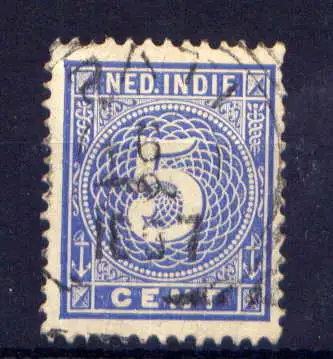 (111) Niederländisch Indien Nr.22          O  gestempelt