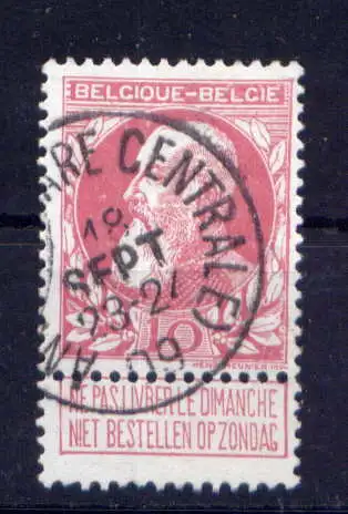 (2309) Belgien Nr.71        O  gestempelt