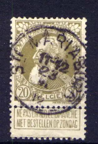 (2310) Belgien Nr.72        O  gestempelt