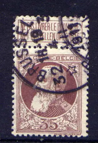 (2311) Belgien Nr.74        O  gestempelt