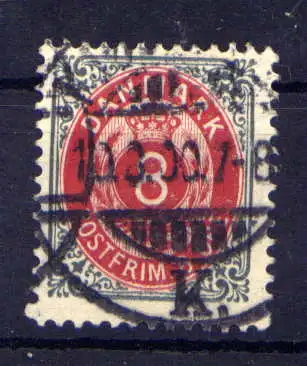 (1020) Dänemark Nr.25 II B        O  gestempelt