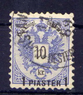 (4268) Österreich Post in der Levante Nr.17        O  gestempelt