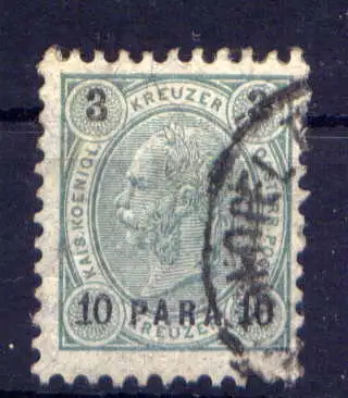 (4269) Österreich Post in der Levante Nr.21        O  gestempelt