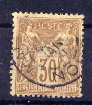 (2204) Frankreich Nr.64 II                 O  gestempelt
