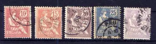 (2217) Frankreich Nr.102/6                 O  gestempelt