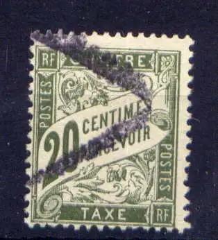 (2228) Frankreich Porto Nr.35                 O  gestempelt
