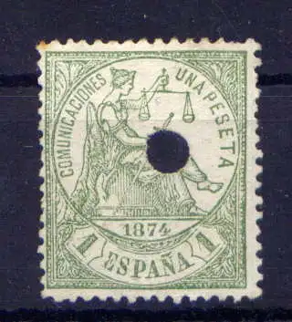 (1205) Spanien Nr.142        (*)  ohne Gummierung
