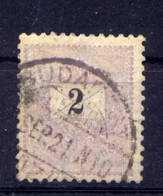 (3031) Ungarn Nr.38 B              O  gestempelt