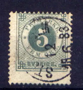 (2057) Schweden Nr.19 B         O  gestempelt