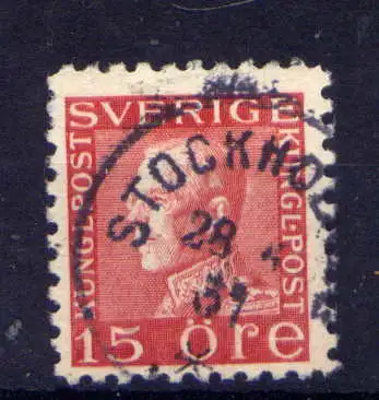 (2082) Schweden Nr.179 II         O  gestempelt