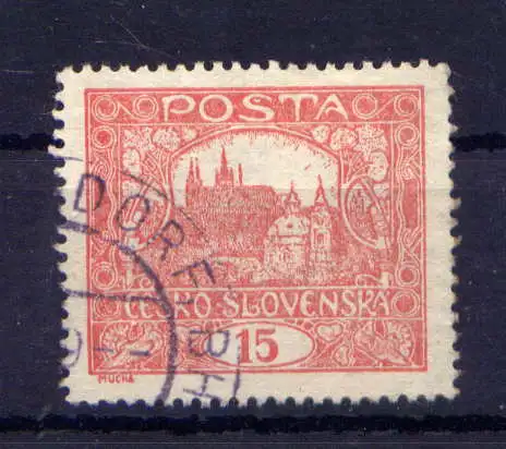 (1636) Tschechoslowakei Nr.26         O  gestempelt