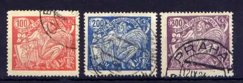 (1660) Tschechoslowakei Nr.202/4         O  gestempelt