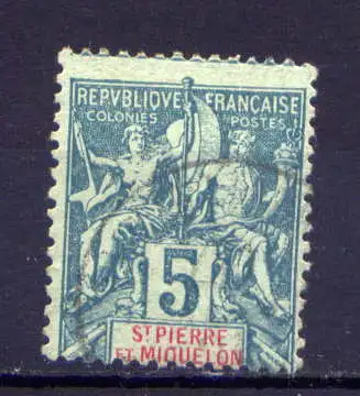 (033) St.Pierre & Miquelon Nr.49         O  gestempelt