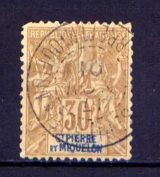 (038) St.Pierre & Miquelon Nr.54         O  gestempelt