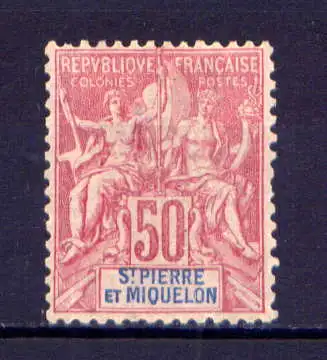 (040) St.Pierre & Miquelon Nr.56         (*)  ohne Gummierung