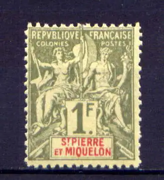 (042) St.Pierre & Miquelon Nr.58         (*)  ohne Gummierung