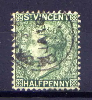 (006) St.Vincent Nr.25            O  gestempelt