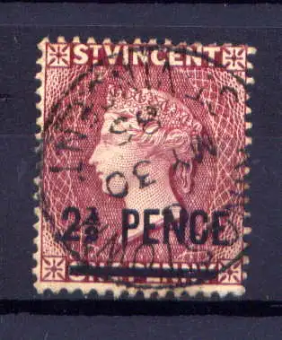 (008) St.Vincent Nr.27            O  gestempelt