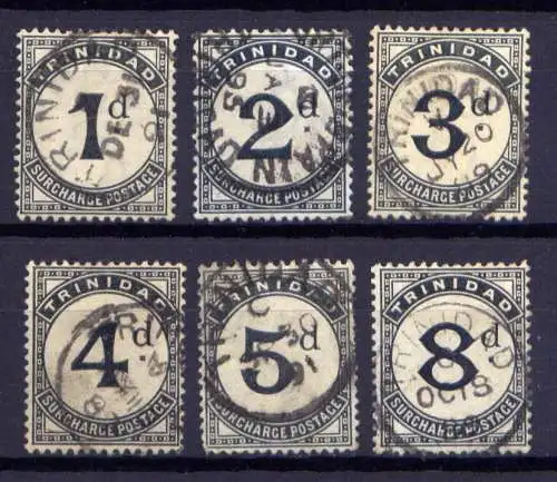 (017) Trinidad & Tobago Porto ex.Nr.2/8           O  gestempelt