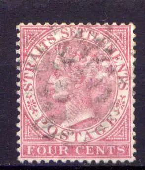 (005) Straits Settlements Nr.11          O  gestempelt