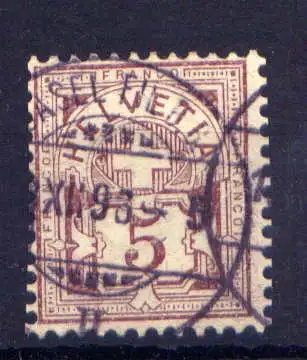 (2706) Schweiz Nr.52        O  gestempelt