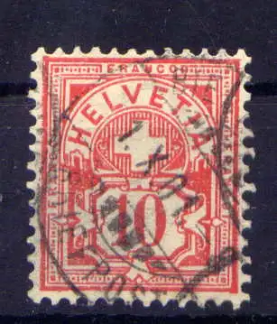 (2708) Schweiz Nr.54        O  gestempelt