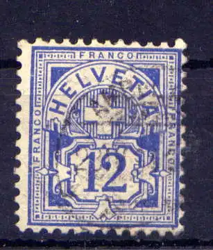 (2711) Schweiz Nr.55        O  gestempelt