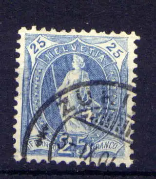 (2713) Schweiz Nr.67 D        O  gestempelt