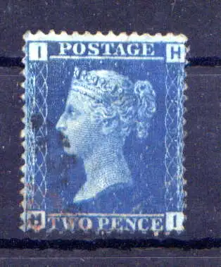 (1706) Großbritannien Nr.17 Platte:9        O  gestempelt