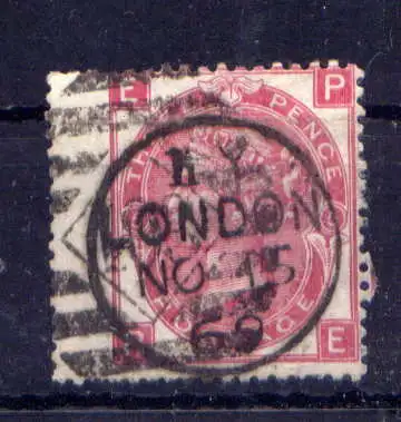 (1709) Großbritannien Nr.28 Platte:5        O  gestempelt