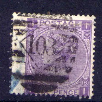 (1710) Großbritannien Nr.30 Platte:8        O  gestempelt